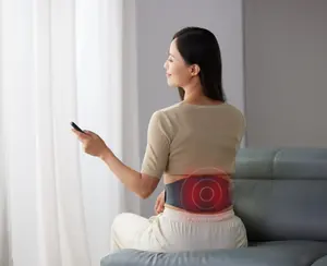 Portable Electric Heating Pad for Back, Cordless Graphene Heating Belt, Rechargeable Heating Pads for Abdominal and back