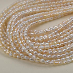 Matériaux de perles DIY pour le Nouvel An, perles d'eau douce de forme baroque faites à la main, blanches naturelles, semi-finies, traitement de bien-être - Product Image 4