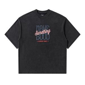 Men Tshirts Cotton 100 High Quality Heavy Weight <b>Plain</b> <b>Oversized</b> Tshirt Custom Washed Vintage <b>T</b> <b>Shirt</b> - Product Image 3