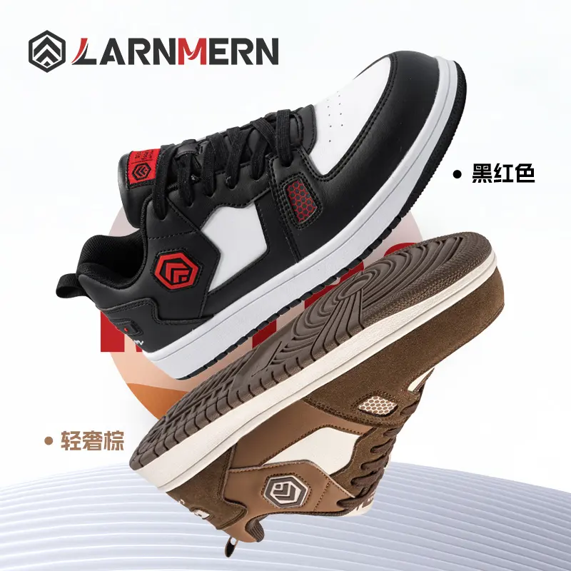 LARNMERN moda ve rahat güvenlik ayakkabıları erkekler kadınlar için çelik ayak iş Sneaker erkekler kadınlar için delinmez anti-şut