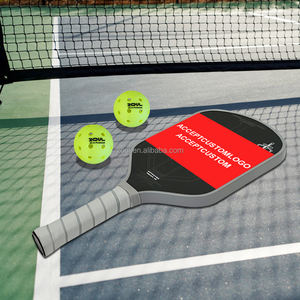Hochwertiger <span class=keywords><strong>Pickleball</strong></span>-Schläger mit individuellem Logo, breiter Schlagfläche, Carbonfaser-Material, PP-Wabenkern, 235g Gewicht, Nylon-Tragetasche - Product Image 3