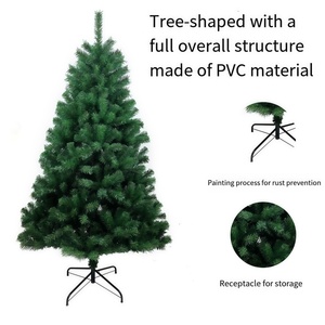 Cây thông Noel nhân tạo Ourwarm Outdoor 6ft, lá thông, trang trí Giáng sinh và năm mới - Product Image 2