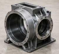 Boîtier de ventilateur industriel robuste usiné CNC |   Fabrication sur mesure pour les équipements miniers et industriels