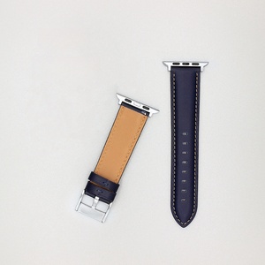 Correa de reloj de cuero de vaca genuino para Apple Watch 42 44 45 46 mm <span class=keywords><strong>Iwatch</strong></span> Series 10 9 8 <span class=keywords><strong>ultra</strong></span> 49mm correa de muñeca - Product Image 6