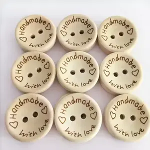 100 pièces boutons en bois vêtements décoration mariage décor à la main lettre amour bricolage artisanat Scrapbooking pour accessoires de couture