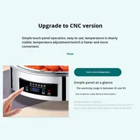 Silberner Rechteckiger Beheizter Suppen-Chafing Dish aus Edelstahl für Restaurant, Hotel, Gewerbliches Buffet, Kompatibel mit Kochplatten