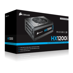 Series HX1200i High-Performance ATX Power Supply <b>1200W</b> Watt 80 Plus PLATINUM Certified <b>PSU</b> (CN Plug) HX1200i <b>1200W</b> CP Powe - Product Image 5