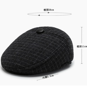 <span class=keywords><strong>Casquette</strong></span> en lin pour <span class=keywords><strong>homme</strong></span> <span class=keywords><strong>Béret</strong></span> d'été respirant - Product Image 3