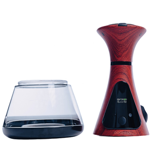 <span class=keywords><strong>Mini</strong></span> Shisha esmerilada personalizada de lujo, barra LED eléctrica, caja de bolsa de viaje recargable con logotipo personalizado para Shisha, juegos de tazas de té para fumar - Product Image 5