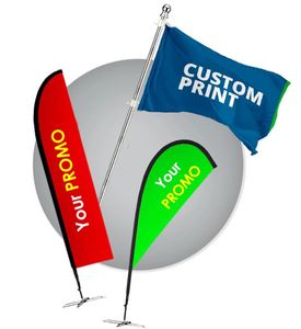 Banderas con Logotipo Personalizado al por Mayor, Impresión a Doble Cara, Tamaño Personalizado para Eventos al Aire Libre, Fiestas y Promoción Corporativa - Product Image 2
