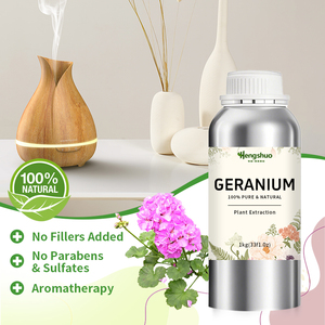 Extrait de plante pur de qualité cosmétique, parfum doux, formule lisse, idéal pour les soins personnels, huile de géranium - Product Image 1