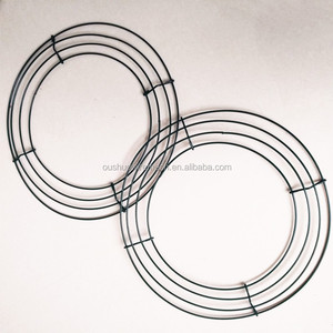 10 inch dây kim loại vòng hoa nhẫn làm việc Vòng hoa hình thức cho giáng sinh năm mới Valentine của ngày phục sinh Bên Cửa nhà trang trí - Product Image 4