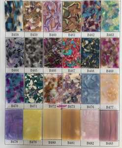 YIYI 3.2cm modello di marmo di temperamento personalizzato per capelli artiglio semplice Mini acetato fermaglio per capelli personalizzato all'ingrosso Clip artiglio per le donne - Product Image 3