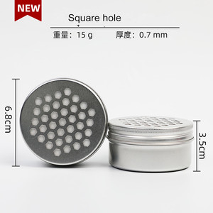 80ml dişli yuvarlak metal alüminyum delik hava spreyi küçük tutucu ile olabilir oturma odası yatak odası aromaterapi kavanoz - Product Image 6