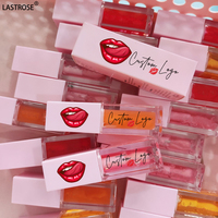 Vente en gros Huile pour les lèvres végétalienne transparente Brillant à lèvres aromatisant aux fruits Plumpe hydratant pour les lèvres de marque privée