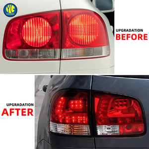 YU GUANG per VW <span class=keywords><strong>Touareg</strong></span> <span class=keywords><strong>7L</strong></span> accessori per auto a 2003 2010 a LED per aggiornamento della luce posteriore del freno del faro posteriore del lifting fanale posteriore rosso - Product Image 3