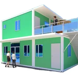 Industri Cina grosir rumah kontainer prefab harga dapat diperpanjang modular kecil harga rendah rumah kontainer pabrik 20 kaki