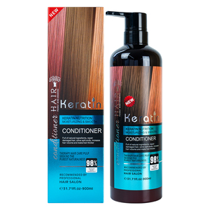 Acondicionador de Queratina Profesional para Salón de Belleza, 900 ml, Nutrición Profunda, Reparación de Puntas Abiertas, Suavidad y Brillo - Product Image 1