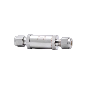 SS-8TF-90 SS-6TF-7 SS-6TF-40 Acier inoxydable 316 1/2 po. Filtre à particules de type T à pores de 3/8'', 90, 40 et 7 microns - Product Image 4