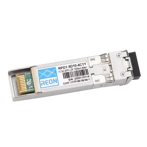 10G 80km SFP+ ZR Module 1550nm SMF DDM Duplex LC 10GBASE-ZR 2 Fiber Optical Transceiver with CISCO SFP-10G-ZR