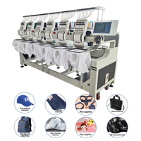Máquina de Bordar Tajima Modelo Monograma de 6/8 Cabezas, Dahao A18, Servo Computarizada, Multiagujas, Nueva, para Uso Doméstico