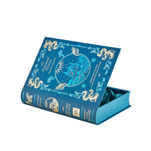 Custom Luxury <strong>Book</strong> Shaped Flip Lid Gift <strong>Box</strong> High-End Creative Packaging for Premium Gifting - Product Image 1