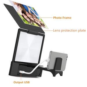 8,5 pulgadas pantalla lupa 3D Teléfono Móvil Inteligente películas <span class=keywords><strong>amplificador</strong></span> con altavoz - Product Image 2