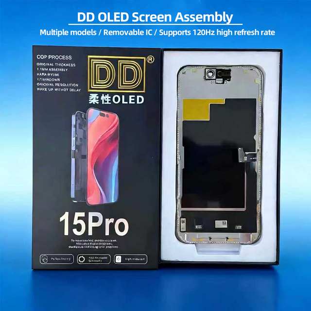 DD iPhone Screen for 14/14plus/14pro/14pro Max OLED Flexible Screen Movable IC Original 100% Tested Working Retail