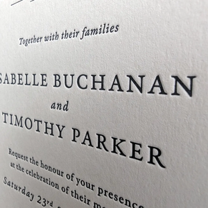Invitations <span class=keywords><strong>de</strong></span> <span class=keywords><strong>mariage</strong></span> en typographie traditionnelle, avec motif <span class=keywords><strong>de</strong></span> l'endroit du <span class=keywords><strong>mariage</strong></span> personnalisé, papeterie <span class=keywords><strong>de</strong></span> <span class=keywords><strong>mariage</strong></span> <span class=keywords><strong>de</strong></span> luxe - Product Image 2