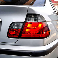 Ensemble de feux arrière LED feux arrière feu stop clignotant fond rouge pour BMW série 3 E46 1998-2002