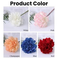 Fleurs de Œillets à Tête Unique de Haute Qualité Fleurs Artificielles au Toucher Réel en Latex Œillet Cadeau pour la Fête des Mères Décoration de Mariage Décoration de la Maison