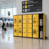 Système de casiers de rangement intelligents Youbai personnalisable OEM/ODM avec option de clé électronique, construction métallique, armoire en libre-service