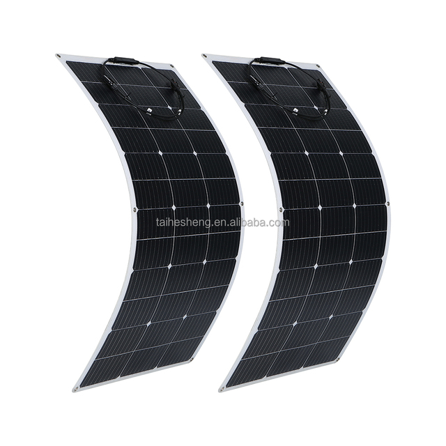 Fast Delivery Bend Flexible Monocrystalline Silicon PV Module for Camp Van Vehicle Balcony Sailboat Bimini Yacht Solar Panel