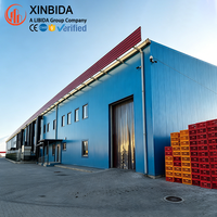 Kits en acier économiques certifiés CE CWB pour entrepôt, atelier, entrepôt frigorifique, hangar