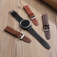 Correa de Reloj de Cuero Genuino de 22mm para GT3, S7 y S1, Venta Directa de Fábrica