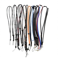 Lanière de cou tressée promotionnelle en polyester durable et écologique, réglable et détachable, pour la sécurité, personnalisable, vente en gros