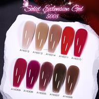 Gel d'extension d'ongles liquide en gros, non-jaunissant, pour usage en salon, logo personnalisé OEM ODM, vernis gel en gros