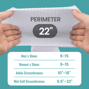 <span class=keywords><strong>Chaussettes</strong></span> extra larges antibactériennes, respirantes et écologiques <span class=keywords><strong>pour</strong></span> pieds enflés, bariatriques, diabétiques, neuropathiques, sans compression, <span class=keywords><strong>pour</strong></span> le soutien des <span class=keywords><strong>jambes</strong></span> - Product Image 5