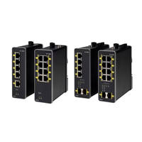Conmutadores Ethernet industriales con 4 puertos PoE + de cobre FE y 2 conmutadores de red de enlaces ascendentes GE SFP a la red de 2 vías de acceso a la red