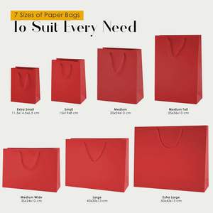 Sac de shopping de luxe en papier kraft multifonctionnel, étiqueté en gros, pour supermarché - Product Image 5