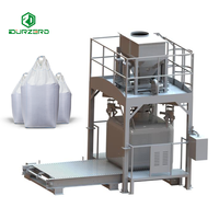 Machine de remplissage de sacs jumbo semi-automatique pour le ciment, machine d'emballage de sacs en vrac pour le ciment, ensacheuse de sacs en tonne pour le ciment