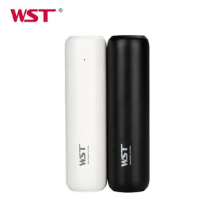 WST Bank daya lipstik baterai Lithium, Bank daya Mini kecil pengisian ponsel 3000mah