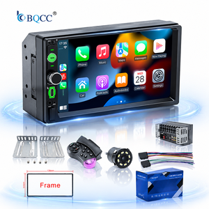 BQCC 2 Din Dashboard Display Car Radio Player Mirror Link <strong>Reversing</strong> Camera FM USB AUX for Hyundai Kia Ford <strong>Android</strong> Head Unit - Product Image 1