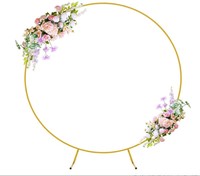 Vente en gros de support d'arche de mariage kit d'arche de ballon en métal de toile de fond de cercle rond pour le mariage, décoration de fond de fête d'anniversaire