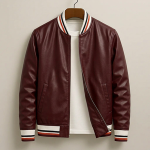 Chaqueta Varsity Clásica para Mujer, Transpirable, con Cierre, Informal, Estilo Béisbol, Universitaria, Corte Regular, para Invierno - Product Image 2