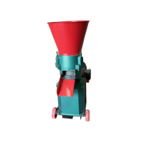 Nouvelle petite machine à granulés d'aliments pour animaux domestiques, capacité de 1 tonne/heure, moteur électrique/diesel pour poulets, canards, oies, poissons, bovins, chevaux, moutons