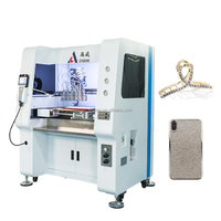 Positionnement visuel automatique Machine de coloration d'accessoires pour cheveux Machine de coloration de médailles Machine de coloration de serrures à combinaison