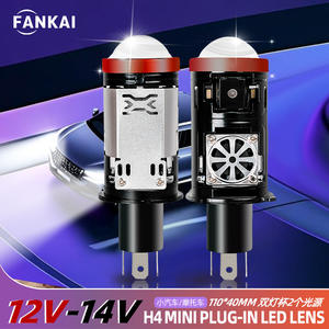 New H4 Mini Direct-Plug <b>LED</b> Chip Car Headlight Motorcycle Projector <b>Bulb</b> <b>12V</b> Integrated High/Low Beam 6500K Color for - Product Image 3