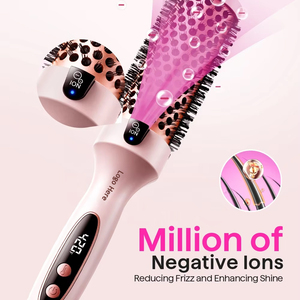 186 Hot Selling Thermal <strong>Hair</strong> <strong>Brush</strong> <strong>Heated</strong> Electric <strong>Hair</strong> Curler <strong>with</strong> Negative Ion Function for Household Use - Product Image 5