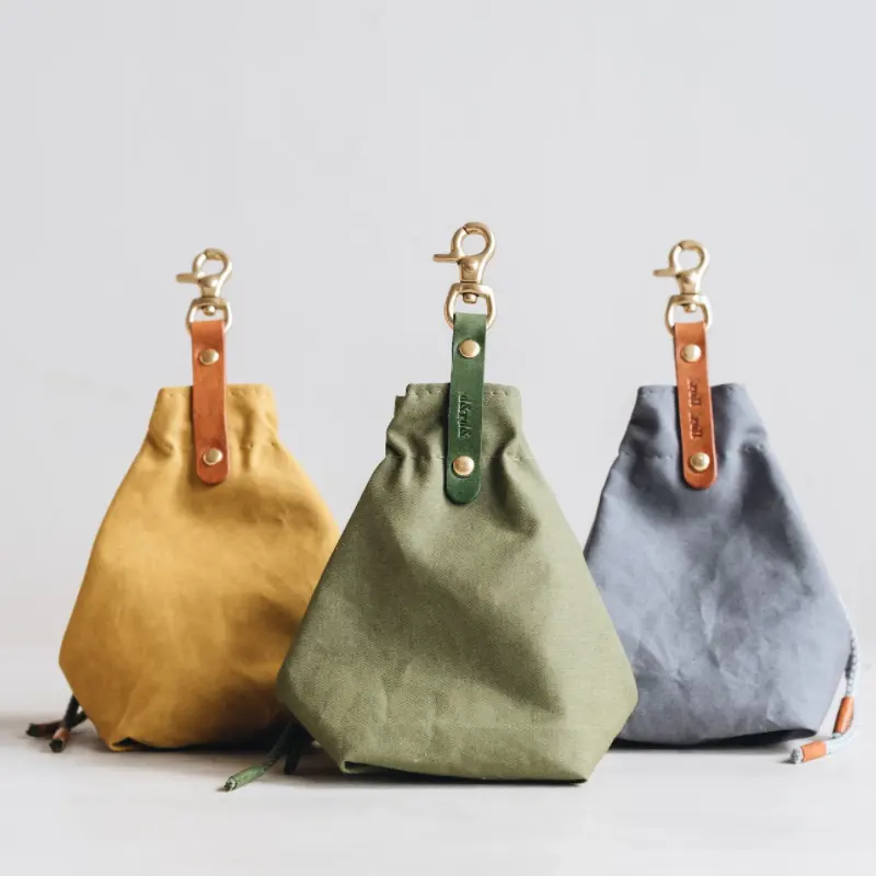 Индивидуальная сумка для собак YY Factory, модный холщовый мешочек для собачьих лакомств